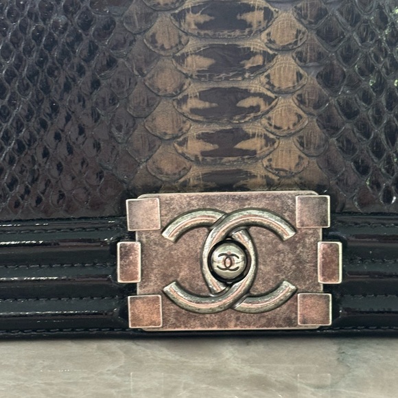 Chanel Small Boy Bag Python - Picture 2 of 11